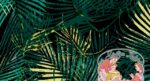Boscage palm paradise rayon voile by Katarina Roccella