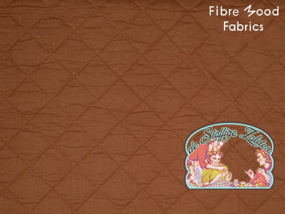 Batist quilted doubleface brown