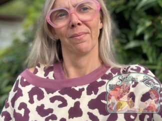 Ilja Design luipaard paars brushed organic jogging