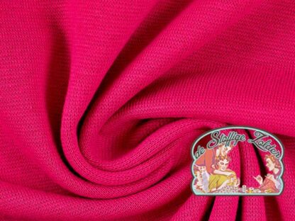 Vanessa uni fuchsia pink tricot jersey