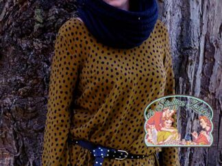 Pauline dots ochergold viscose